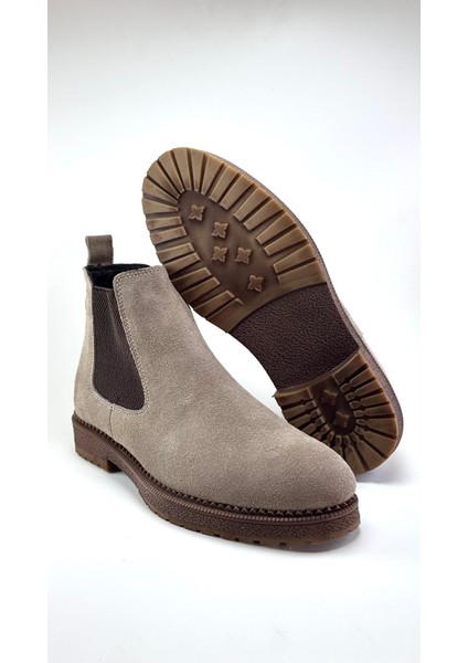 Hakiki Süet Deri Chelsea Erkek Kışlık Bot - Hafif ve Rahat - Günlük Kullanıma Uygun modelleri