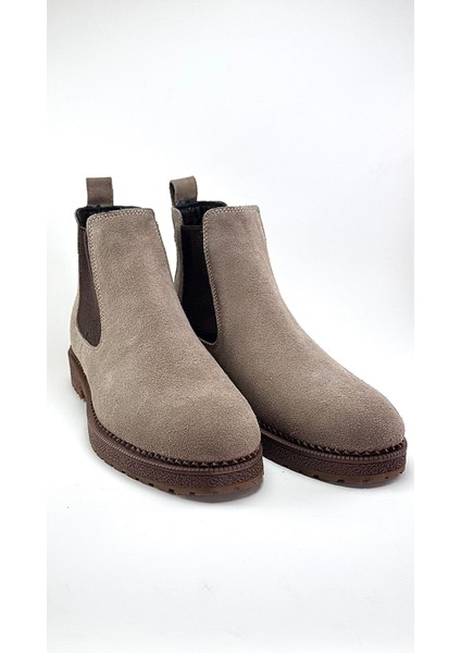 Hakiki Süet Deri Chelsea Erkek Kışlık Bot - Hafif ve Rahat - Günlük Kullanıma Uygun fırsatları