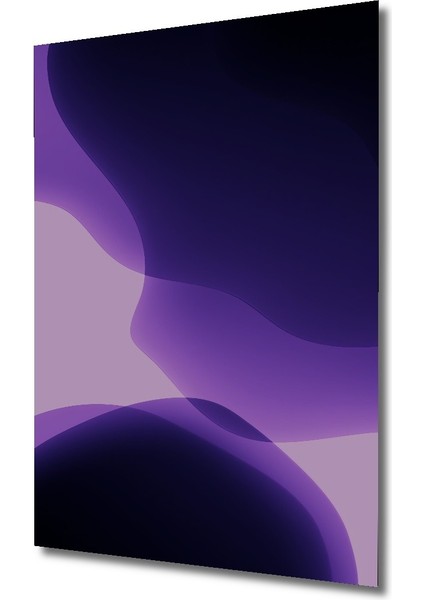 Dekoratif Ahşap Kare Mor Dalgalanma Tablosu Ev/ofis/işyeri/salon/mutfak/banyo Tablo fiyatları