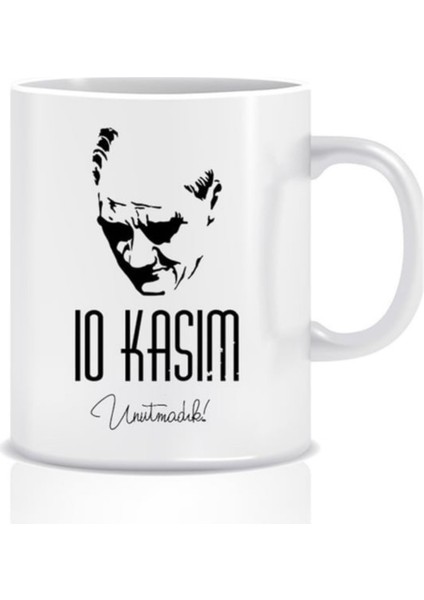 1881-193∞ Baskılı Porselen Kupa – Özel 10 Kasım Hatıra Ürünü