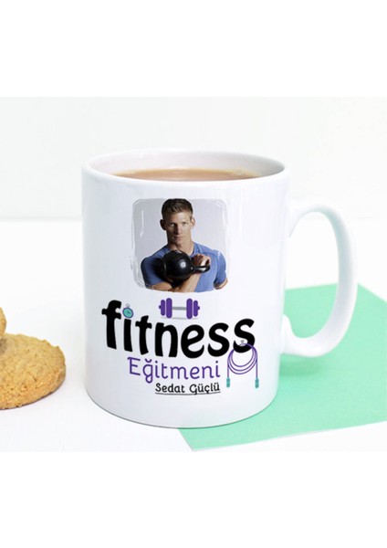 Mesleklere Özel Hediyelik|kişiselleştirilebilir Fitness Eğitmeni Hediye Kupa Bardak