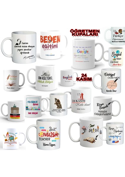 Öğretmenler Günü Özel|bütün Öğretmenler Için Kişiselleştirilebilir Hediye Kupa Bardak fiyatları