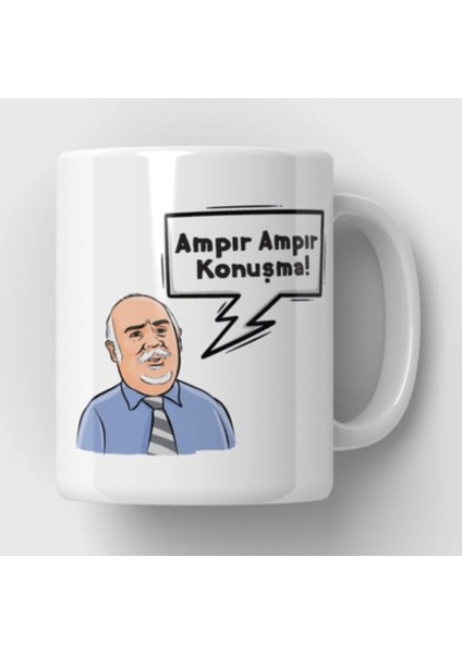 Behzat Ç. Konuşma Tasarımlı Hediye Kupa Bardak