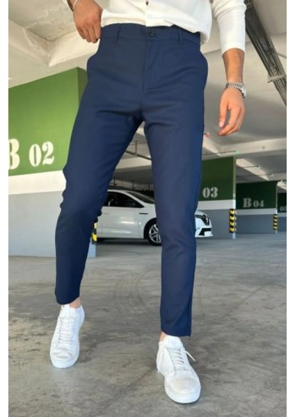 Erkek Kaliteli Esnek Likralı Italyan Kesim Her Ortama Uygun Şık ve Rahat Esnek Kumaş Pantolon