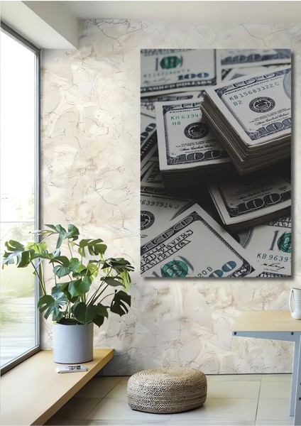 Dekoratif Ahşap Kare Para Desteği Tablosu Ev/ofis/işyeri/salon/mutfak/banyo Tablo