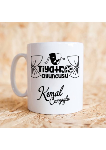 Mesleklere Özel Hediyelik|kişiselleştirilebilir Tiyatrocu Hediye Kupa Bardak