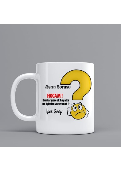 Sevgileye-Arkadaşa Özel Espirili Hediyelik|kişiselleştirilebilir Komik Hediye Kupa Bardak