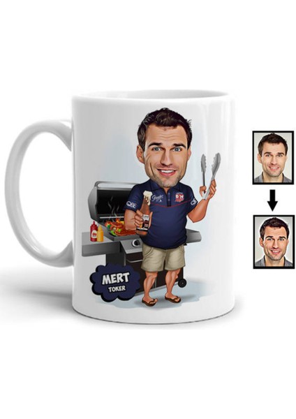 Sevgileye-Arkadaşa Özel Hediyelik|kişiselleştirilebilir Karikatür Hediye Kupa Bardak