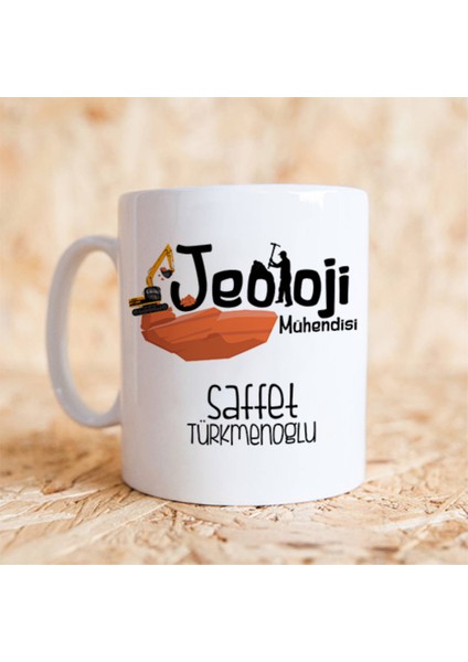 Mesleklere Özel Hediyelik|kişiselleştirilebilir Jeolojı Mühendisi 2 Hediye Kupa Bardak