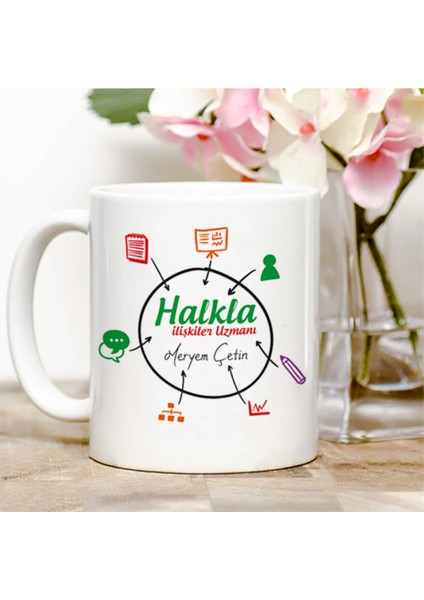 Mesleklere Özel Hediyelik|kişiselleştirilebilir Halkla Ilişkiler Şöförü Hediye Kupa Bardak