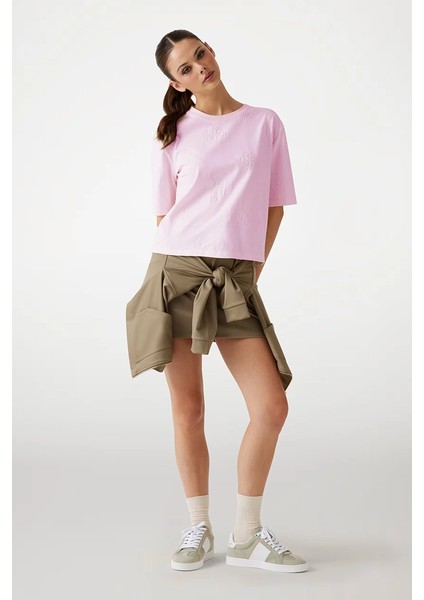 Peony Kadın Çok Renkli Aktif Boxy Fit T-Shirt V5YI10I3Z14-F6FO fiyatları