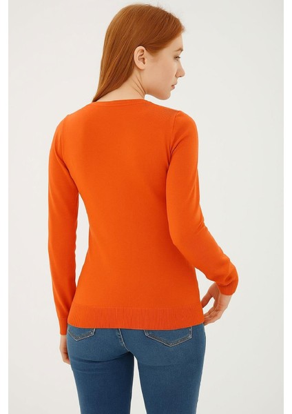 Kadın V Yaka Kazak modelleri