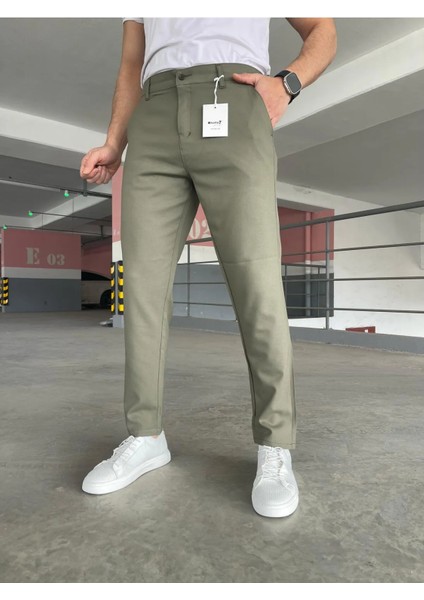Erkek Kaliteli Esnek Likralı Italyan Kesim Her Ortama Uygun Şık ve Rahat Esnek Kumaş Pantolon