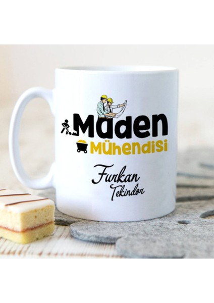 Mesleklere Özel Hediyelik|kişiselleştirilebilir Maden Mühendisi Hediye Kupa Bardak