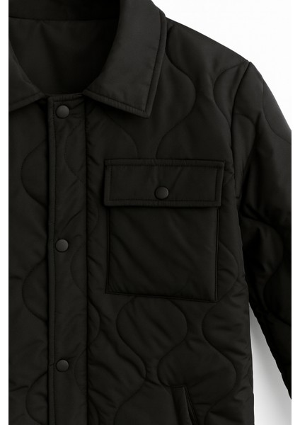 Erkek Kapitone Gömlek Yaka Mont fiyatları