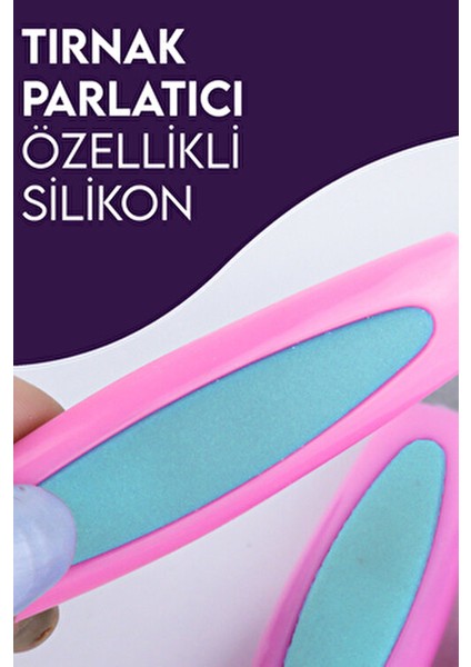 Tırnak Bakım Seti - Çelik ve Kağıt Törpü Beyaz Renkli Uzun Ömürlü Kullanım
