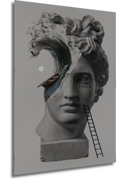 Dekoratif Ahşap Kare Mermer Ilhamı Tablosu Ev/ofis/işyeri/salon/mutfak/banyo Tablo modelleri