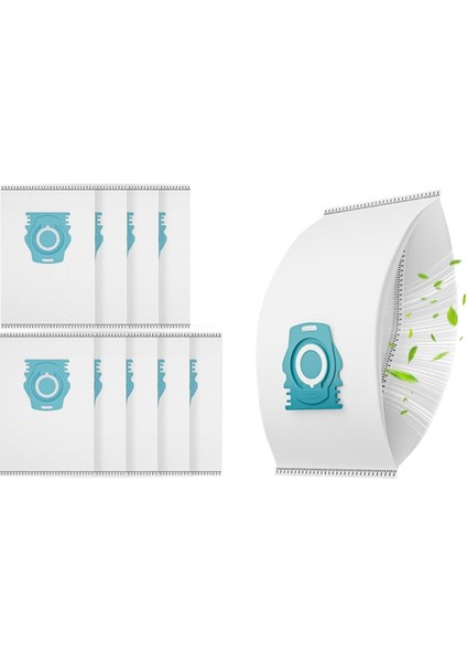 10 Adet Toz Torbası Miele Tu Guard L1/guard S1/co Guard M1 Serisi Elektrikli Süpürge Yedek Parçalar Vakum Toz Torbası (Yurt Dışından)