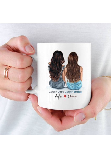 Sevgileye-Arkadaşa Özel Hediyelik|kişiselleştirilebilir Hediye Kupa Bardak