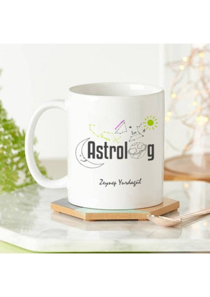 Mesleklere Özel Hediyelik|kişiselleştirilebilir Astrolog Hediye Kupa Bardak