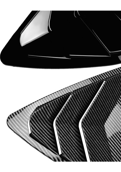 Bmw X6 F16 2015-2019 Parlak Siyah Için Araç Arka Cam Panjur Kapağı Kaplaması Pencere Panjuru Yan Havalandırma Kaplaması (Yurt Dışından) fırsatları