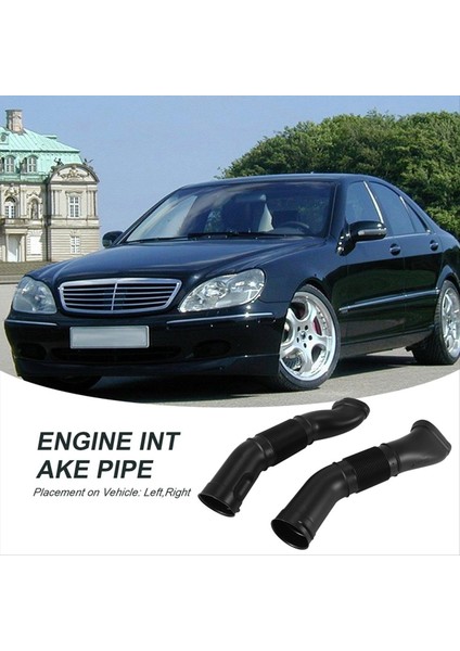 Mercedes Benz W215 W220 S430 S55 Için 1 Çift Araç Hava Kanalı Giriş Hortumu (Yurt Dışından) fırsatları