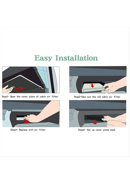 2 Adet Araç Kabin Hava Filtresi Klima Filtresi Hava Filtresi Izgarası (Yurt Dışından) indirimleri