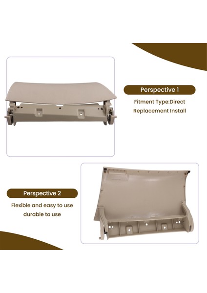 Toyota Inno 2006-2015 Gösterge Paneli Eldiven Kutusu Üst Panel Kapağı Bej Rengi Için Lhd Yolcu Saklama Kutusu Paneli 55440-0K040-A0 (Yurt Dışından) fırsatları