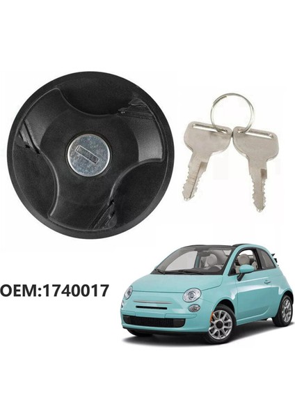 Anahtarlı Araç Yakıt Dolum Kapağı Kilitli 1740017 Fiat 500/500C Ducato'ya Uygun (Yurt Dışından) fiyatları
