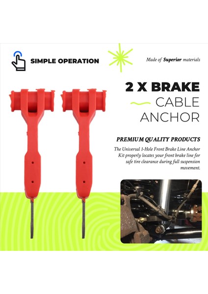 1101255 Ön Fren Hattı Çapası Fren Hortumu Braket Ayırıcı (Yurt Dışından) fırsatları