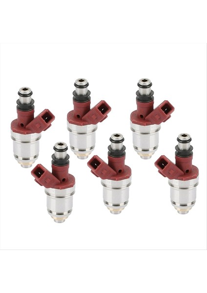 Nissan Patrol Y60 Leopard 2030 TB42 Kamyonet Için 6 Adet Araç Yakıt Enjektörü (Yurt Dışından)