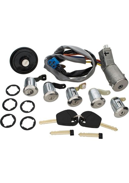 Peugeot Berlingo 4162.CF Için Yakıt Deposu Kapağı Kapı Kilidi Silindir Seti (Yurt Dışından)