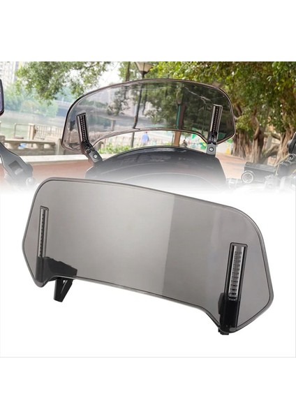 Bmw Kawasakı Yamaha Honda Suzukı Için 36X14CM Motosiklet Ön Camı Şeffaf Uzatma Ayarlanabilir Spoiler Deflektörü (Yurt Dışından) fiyatları
