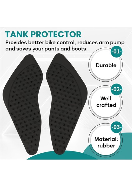 Honda CB400 Vtec 92-18 Için Koruyucu Tank Çekiş Pedi Yan Diz Tutacağı (Yurt Dışından) fırsatları