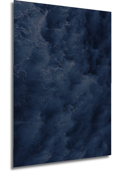 Dekoratif Ahşap Kare Mavi Dalgaların Dansı Tablosu Ev/ofis/işyeri/salon/mutfak/banyo Tablo modelleri