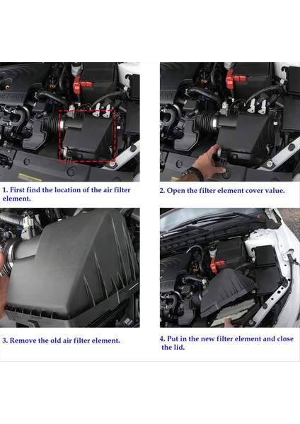 Nissan Altima 2.5l 2019-2024 Için CA12551 Motor Hava Filtresi (Yurt Dışından) fırsatları