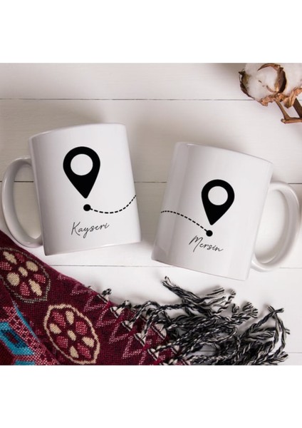 Sevgililer Gününe Özel| Kişiselleştirilebilir 14 Şubat Hediye Çift Kupa Bardak Seti