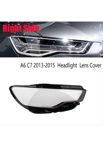 Audi A6 C7 2013-2015 Far Kabuğu Için Araba Sağ Ön Far Şeffaf Lens Kapak Far Maskesi (Yurt Dışından) fiyatları