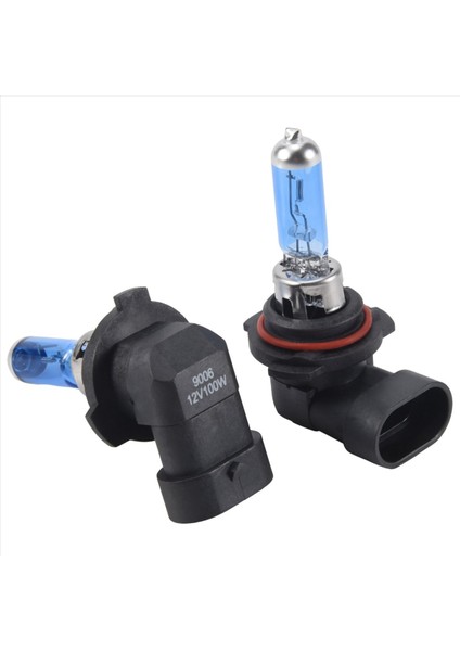 2 x 9006 Hb4 6000K Xenon Halojen Far Başlığı Işık Lamba Ampulleri 100W (Yurt Dışından)