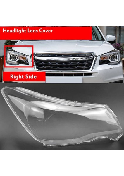 Araba Sağ Far Kapağı Kafa Hafif Lamba Lensi Subaru Forester 2013-2018 Far Gölgesi Araba Aksesuarları (Yurt Dışından) indirimleri