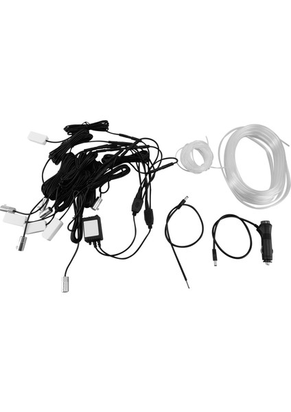 8m Iç Dekorasyon Arabası ile 1 Rgb LED LED Uygulama Kontrolü Tarafından 12V Dekoratif Atmosfer Lambaları (Yurt Dışından)