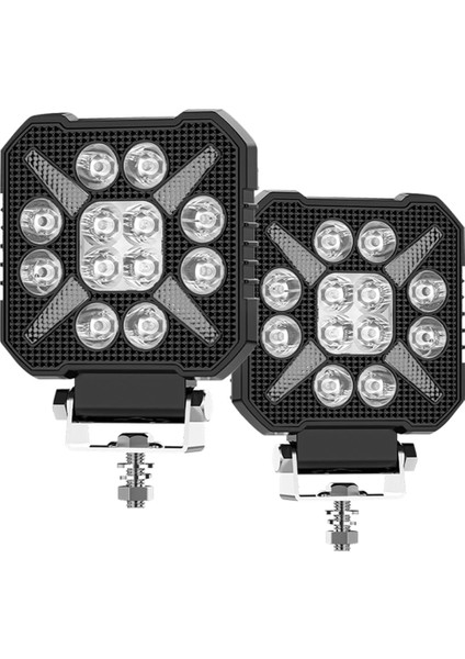 4 Inç Araba Kare LED Iş Işık Fat Işığı Beyaz Sarı Offroad Sürüş Işığı Işığı Kamyon Arabaları Suv Teknesi Için (Yurt Dışından) modelleri