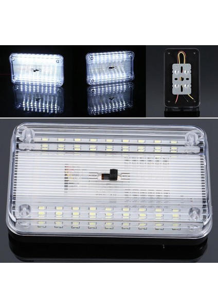 2x Araba Iç Işık 36LED Çatı Tavan Okuma Işığı (Yurt Dışından) fırsatları