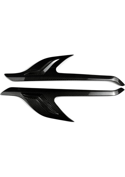 Araba Ön Far Kaş Kafa Işık Göz Kapağı Kaş Karbon Fiber Trim Toyota Alphard Vellfire 30 Serisi 2015-2023 (Yurt Dışından)