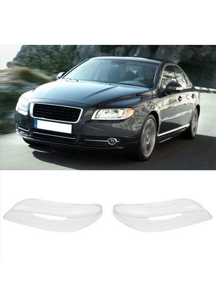 3x Araç Ön Far Kapağı Şeffaf Abajur Far Kapağı Kabuk Maske Lensi Volvo S80 S80L 2008-2015 (Yurt Dışından) fırsatları