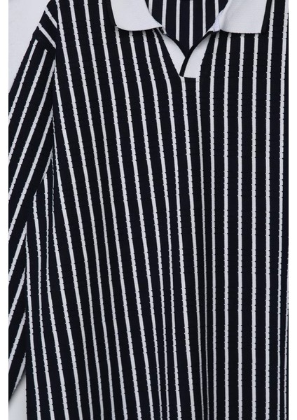 Gömlek Yaka Çizgili Erkek Sweatshirt P-00018583 modelleri