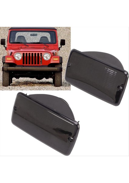 Araba Ön Dönüş Sinyali Işık Kapağı 551570333AA 55157032AA Jeep Wrangler Tj 1997-2006 Ön Tampon Işık Kapağı Sarı (Yurt Dışından) fırsatları