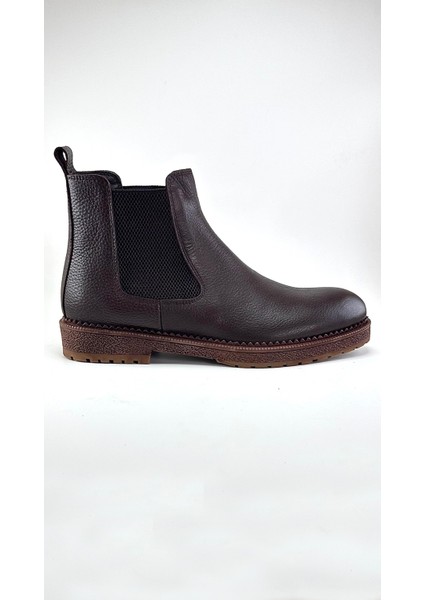 Hakiki Deri Chelsea Erkek Kışlık Bot - Hafif ve Rahat - Günlük Kullanıma Uygun