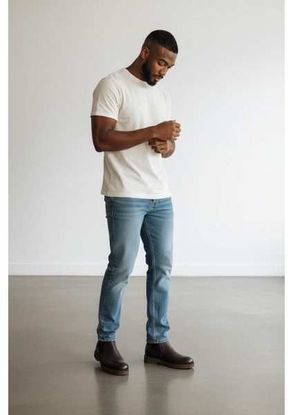 Hakiki Deri Chelsea Erkek Kışlık Bot - Hafif ve Rahat - Günlük Kullanıma Uygun