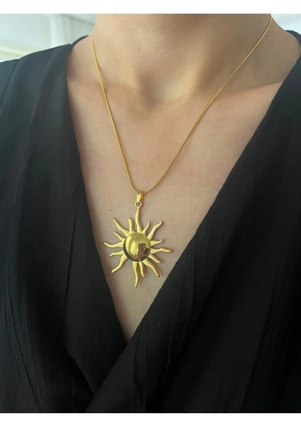 Çelik Güneş Kolye fiyatları